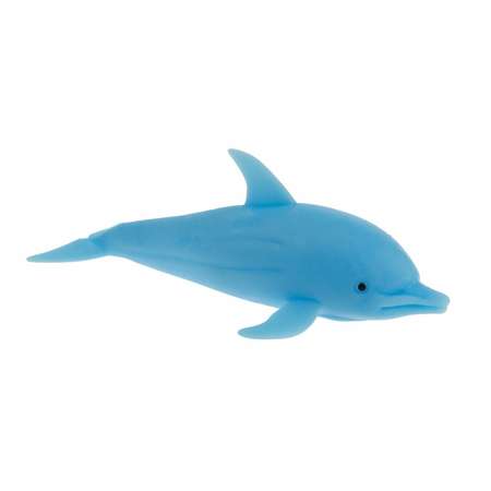 Мяч антистресс для рук Крутой замес 1TOY синий дельфин жмякалка мялка тянучка 1 шт