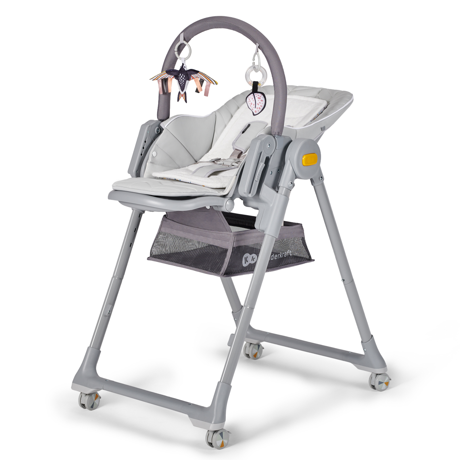 Стульчик для кормления Kinderkraft Lastree Grey с рождения - фото 1