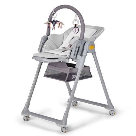 Стульчик для кормления Kinderkraft Lastree Grey с рождения