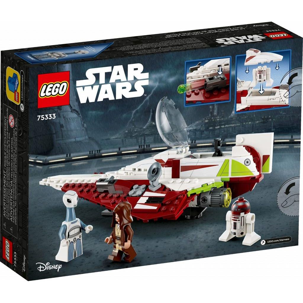 Конструктор LEGO Star Wars Obi-Wan Kenobi’s Jedi Starfighter 75333 - фото 7