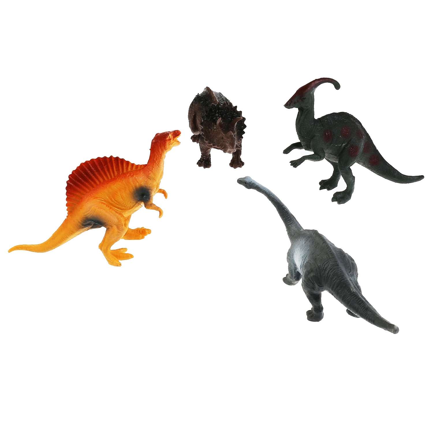 Игрушка Играем Вместе пластизоль Динозавры 4 шт - фото 2
