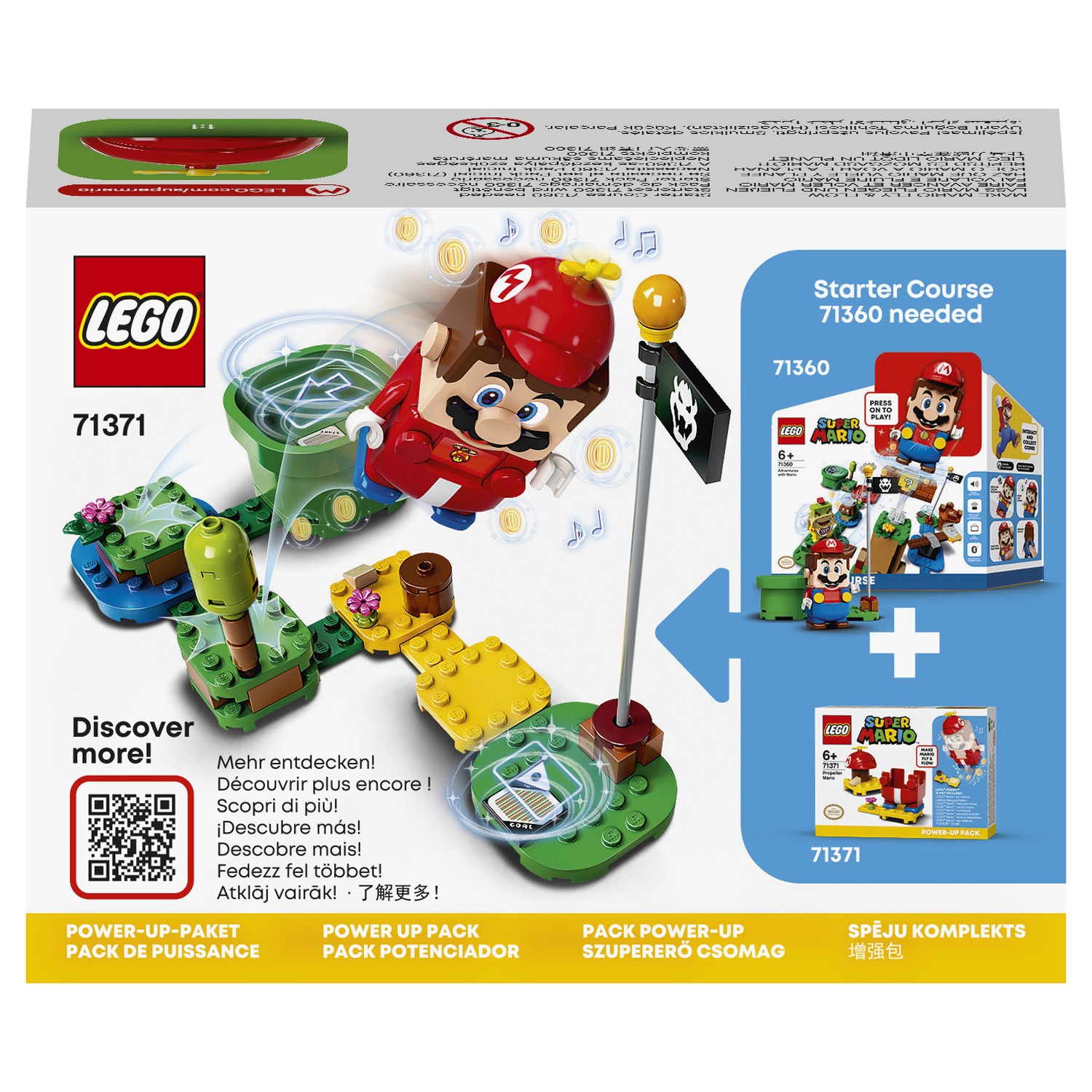 Конструктор LEGO Super Mario Марио-вертолет 71371 - фото 3