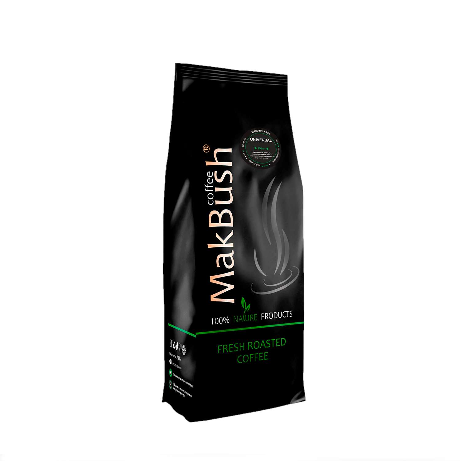 Кофе в зернах MakBush UNIVERSAL 1 кг - фото 1