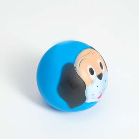 Игрушка для собак Пижон пищащая «Песик» синяя