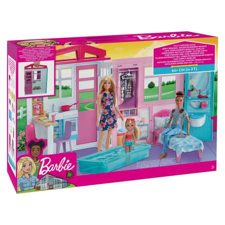 Набор игровой Barbie Кукольный дом FXG54