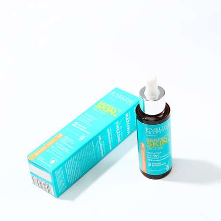 Сыворотка для лица EVELINE Perfect skin acne ночная с 10% комплексом кислот 30 мл