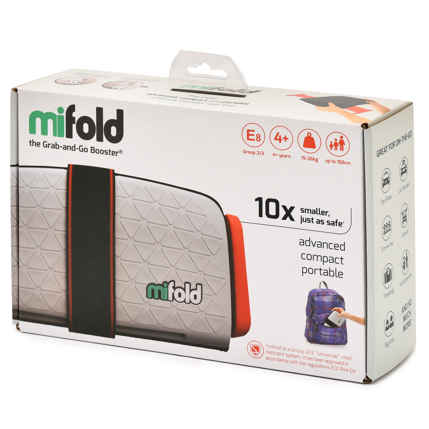 Mifold the grab and go booster