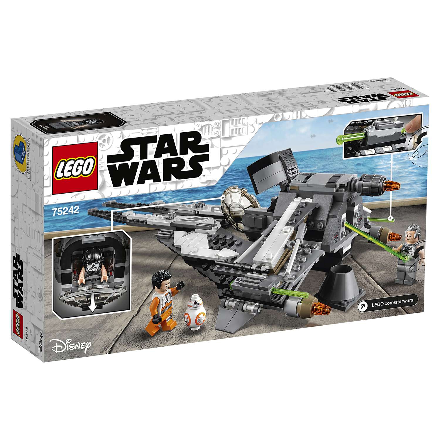 Конструктор LEGO Star Wars Перехватчик СИД Чёрного аса 75242 - фото 3
