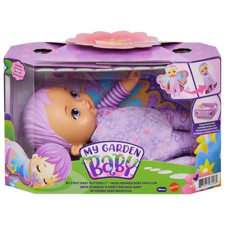Кукла My Garden Baby Моя первая малышка-бабочка Фиолетовая HBH39