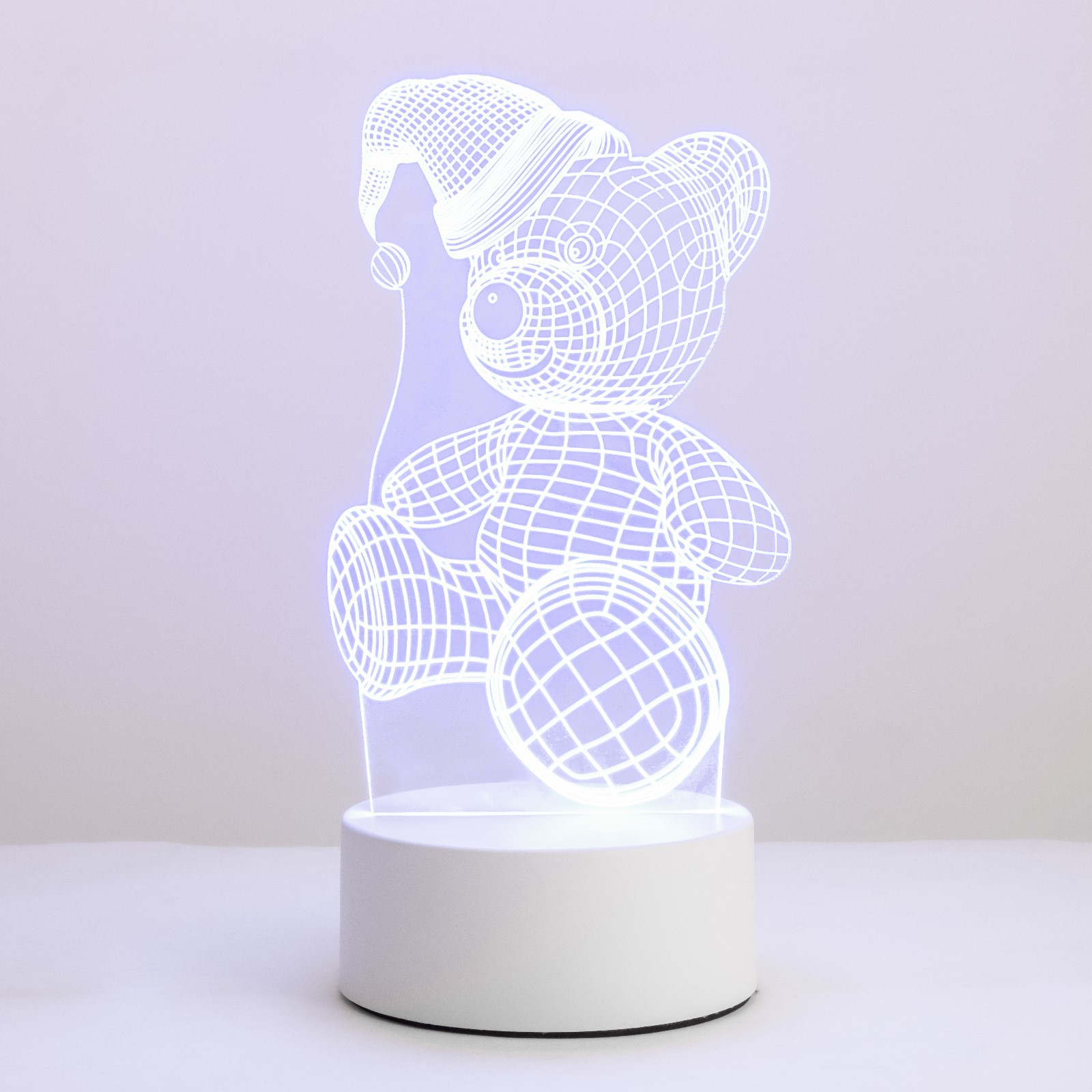 Светильник RISALUX «Мишка в шапке» LED RGB от сети - фото 10