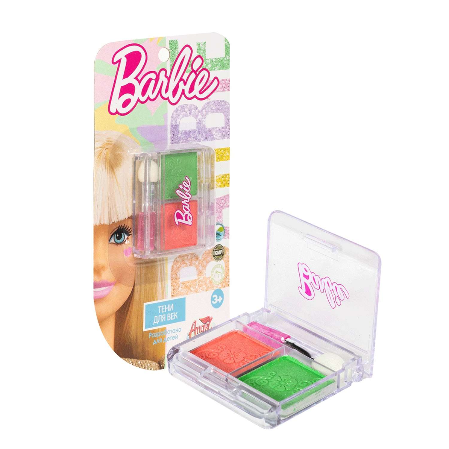 Косметика для девочек Barbie Тени для век Тон теплый - фото 1