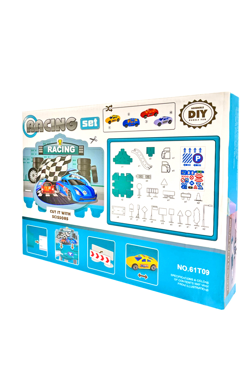 Игровая трек-парковка SHARKTOYS два яруса две машины