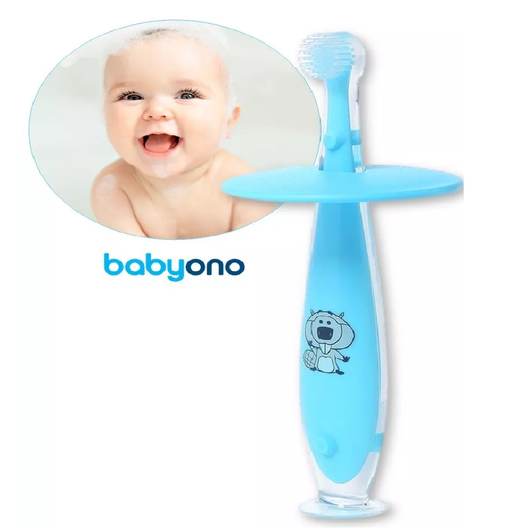 Зубная щеточка Babyono Голубая 551/01 - фото 2