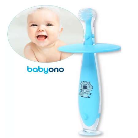 Зубная щеточка Babyono Голубая 551/01