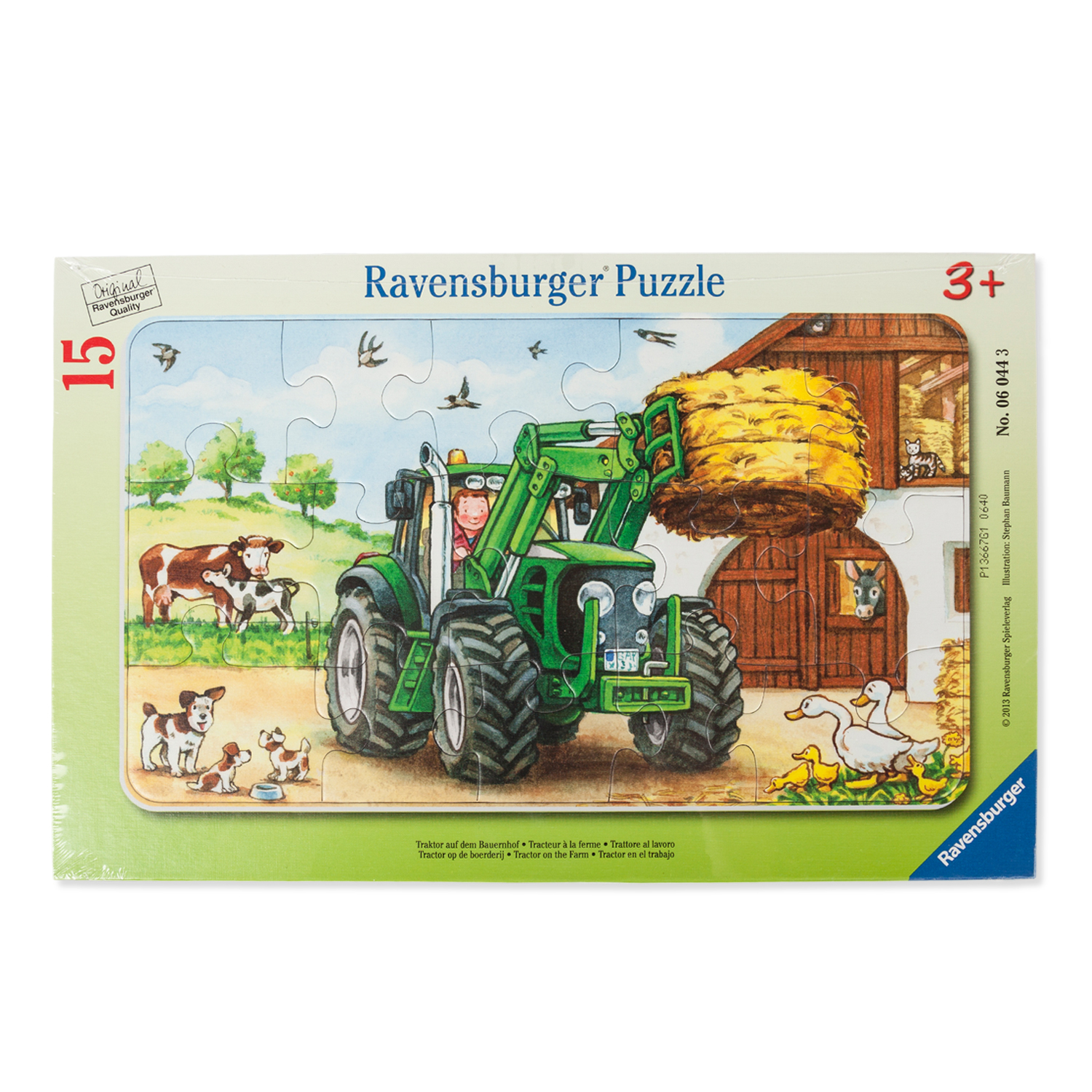 Пазлы Ravensburger Коровы на лугу 15 эл - фото 1