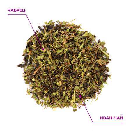 Напиток чайный Предгорья Белухи Иван-чай в пакетиках ферментированный с чабрецом 45 гр