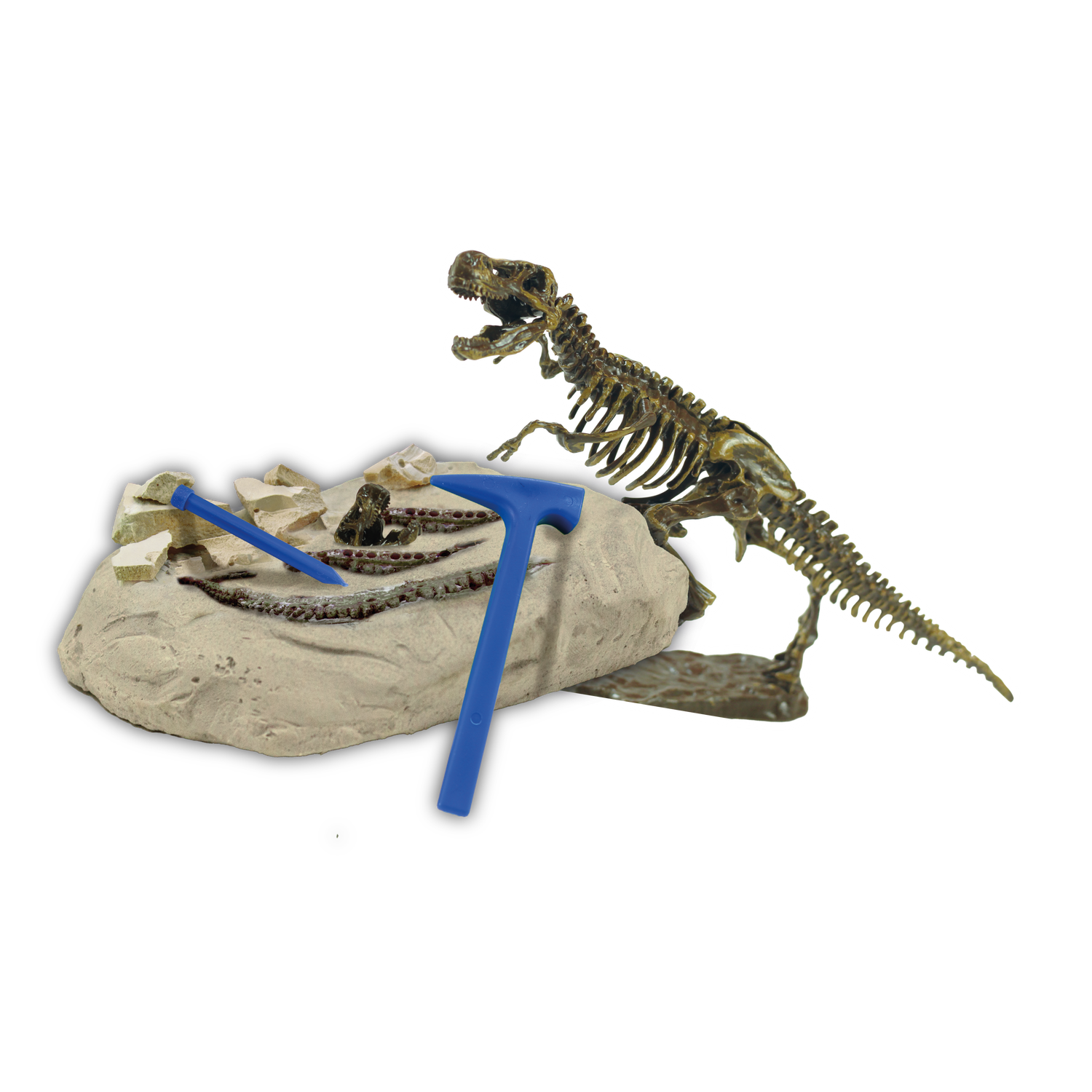 Набор для экспериментов KONIK Science раскопки ископаемых животных Ти-рекс - фото 4