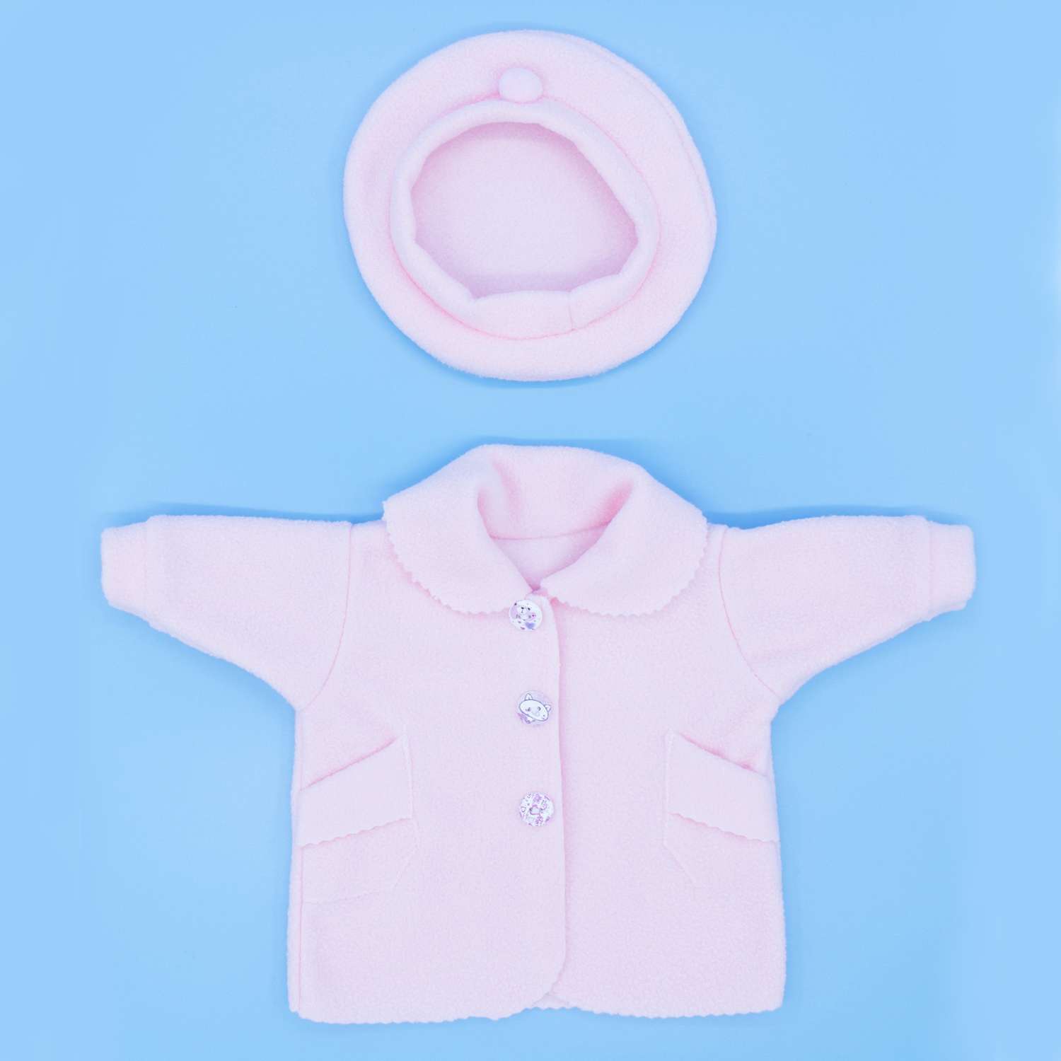 Пальто Модница для пупса 43-48 см 6119 бледно-розовый 6119бледно-розовый - фото 2