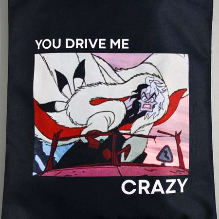 Сумка Disney текстильная Drive me crazy без молнии Disney