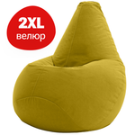 Кресло-мешок груша Bean Joy размер XXL велюр