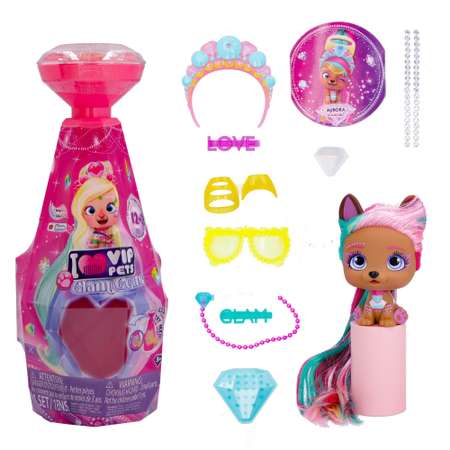 Фигурка vip pets Glam gems IMC TOYS Модные щенки Aurora