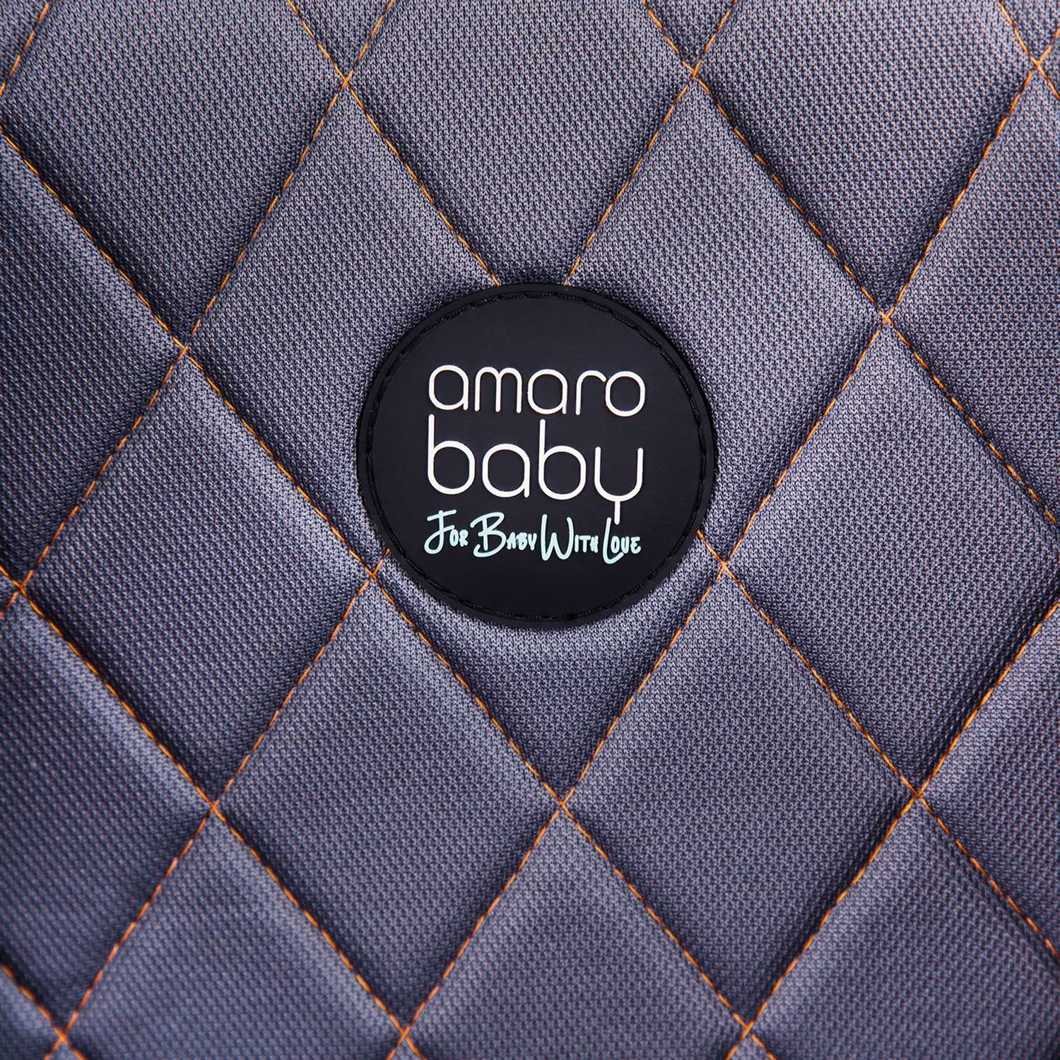 Автокресло детское AmaroBaby Professional группа 0+ I II серый оранжевый - фото 15