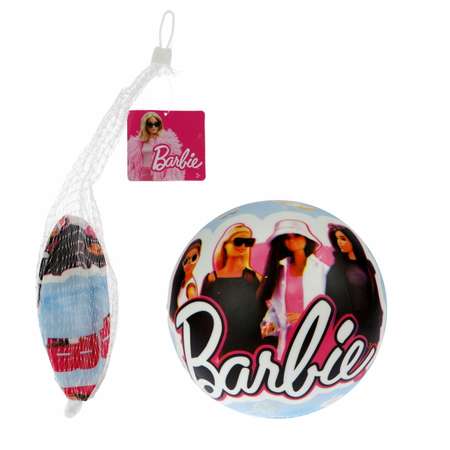 Мяч детский 15 см 1TOY Barbie резиновый надувной для ребенка
