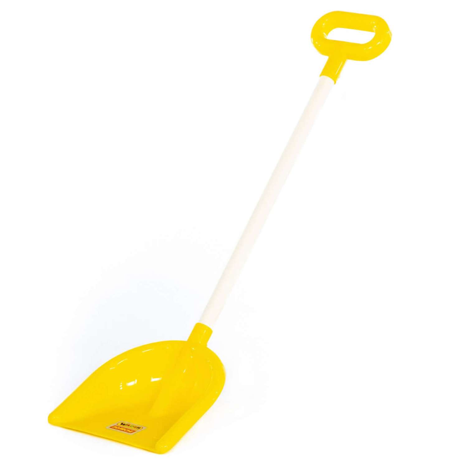 Лопатка Полесье деревянный черенок с ручкой 67 см желтая - фото 1