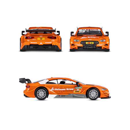 Машинка металлическая АВТОпанорама игрушка детская Audi RS 5 DTM 1:43 оранжевый