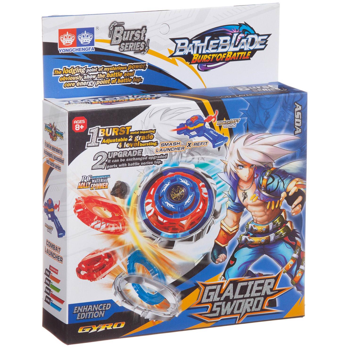 Игра настольная Волчок Junfa Battle blade Glacier sword Asda с пусковым  устройством купить по цене 737 ₽ в интернет-магазине Детский мир