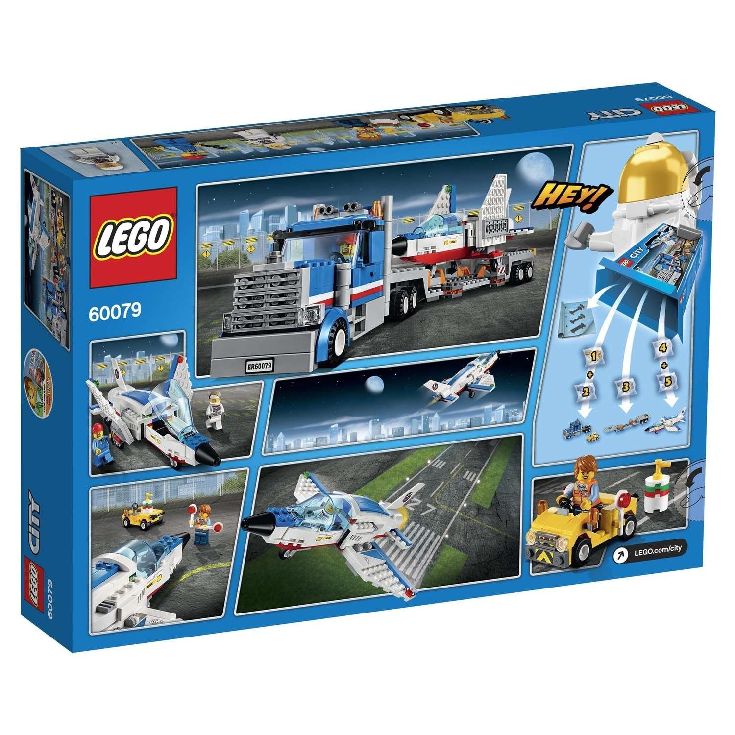 Конструктор LEGO City Space Port Транспортер для учебных самолетов (60079) - фото 3