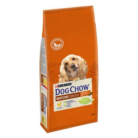 Корм для собак Dog Chow Mature с курицей 14кг