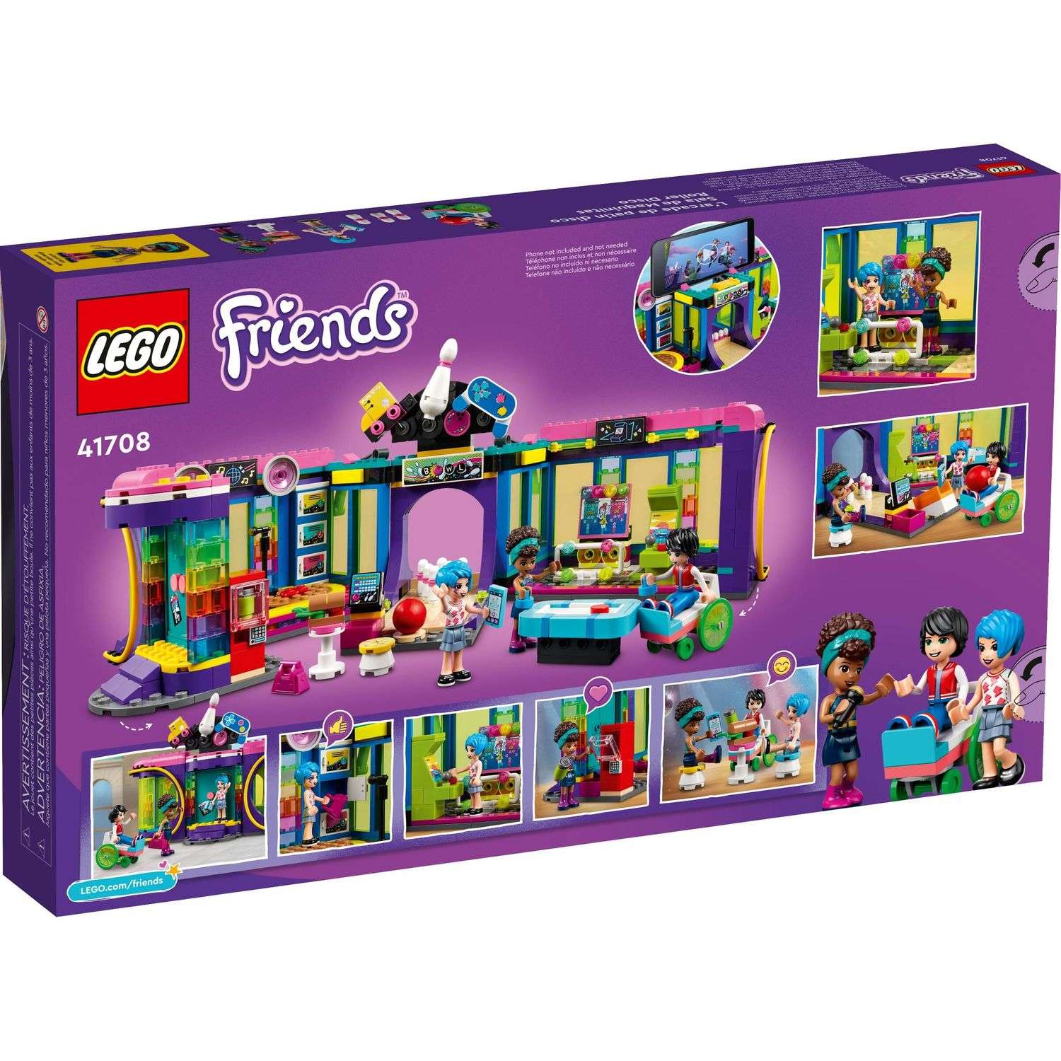 Конструктор LEGO Friends Roller Disco Arcade 41708 - фото 8