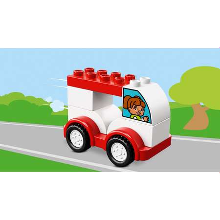 Конструктор LEGO Мой первый гоночный автомобиль DUPLO My First (10860)