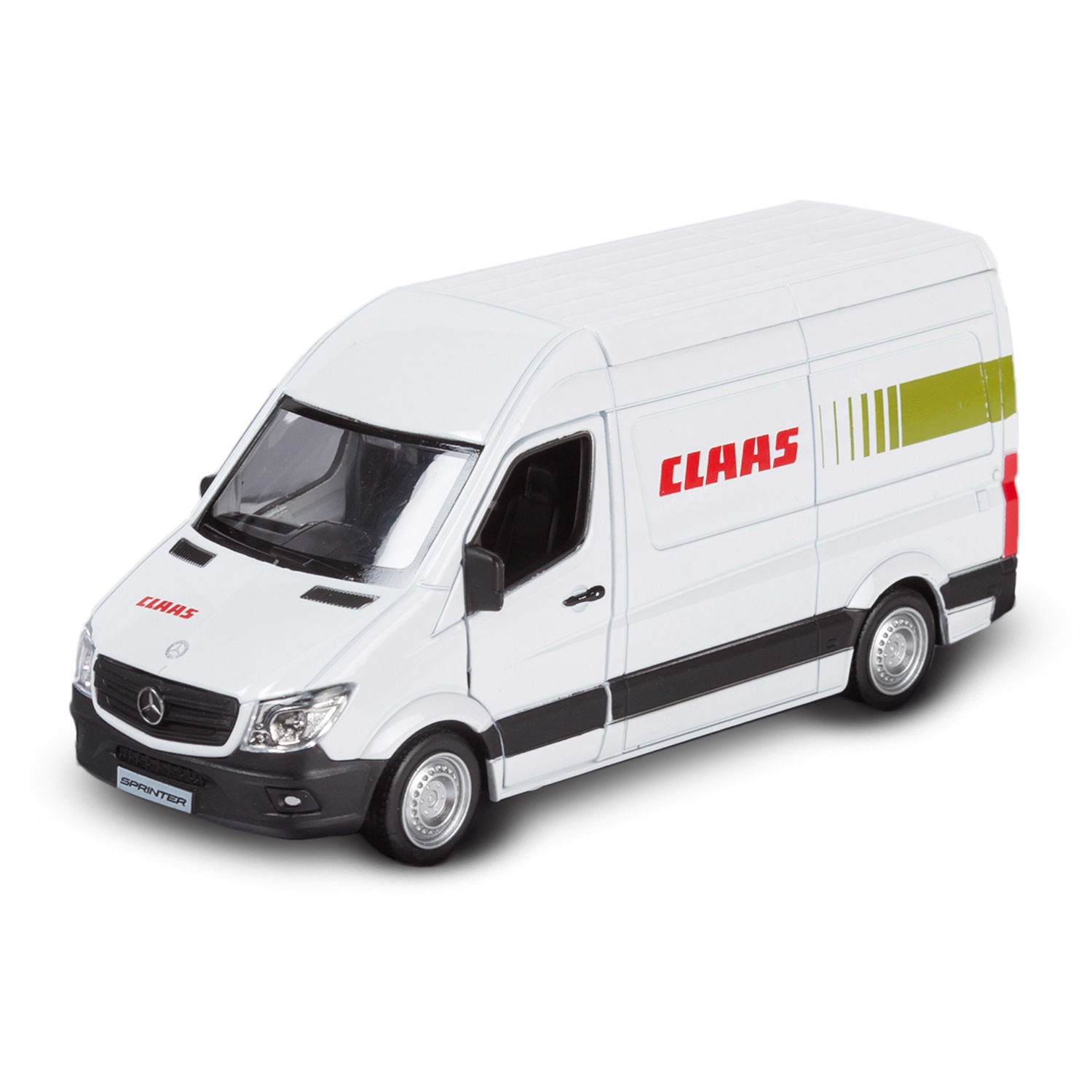 Грузовик Mobicaro Mercedes Benz Sprinter Claas 1:32 белый 544024C - фото 1