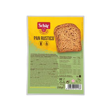 Хлеб Schaer Pan Rustico злаковый безглютеновый 250г*2 шт