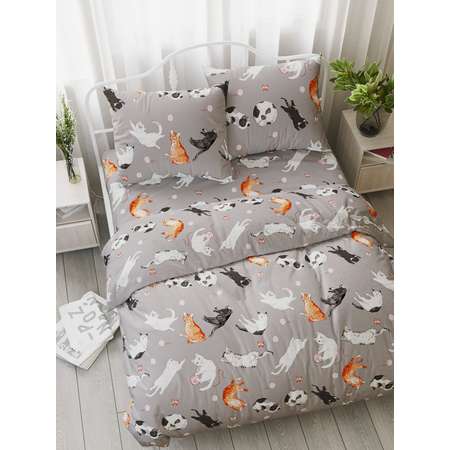 Простыня на резинке Сказка. Kitties 90х200 см