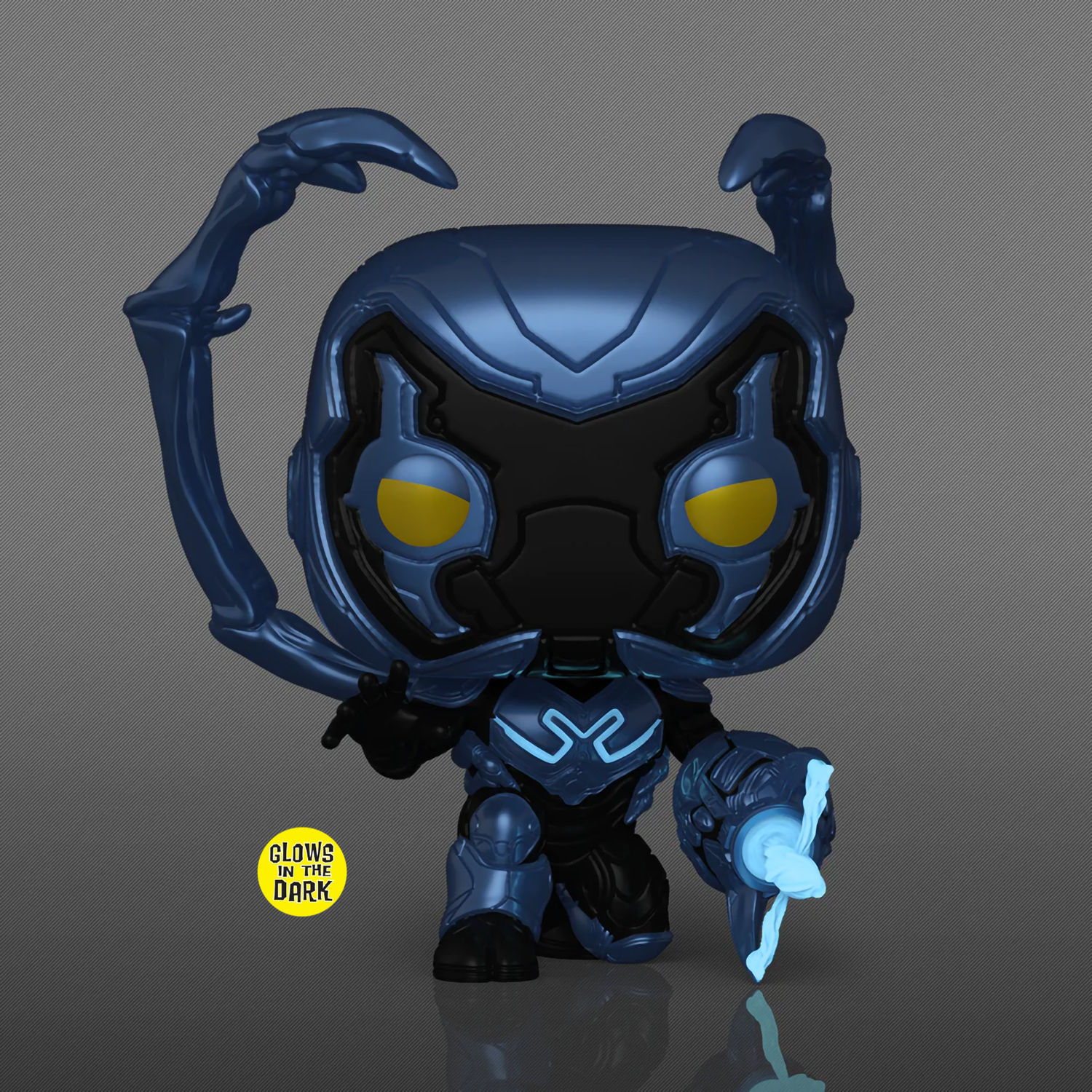 Фигурка Funko POP! Movies Blue Beetle Blue Beetle with Weapon (GW) (Exc) (1406) 73598 - фото 3