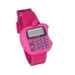 Часы-калькулятор наручные Uniglodis детские электронные розовый