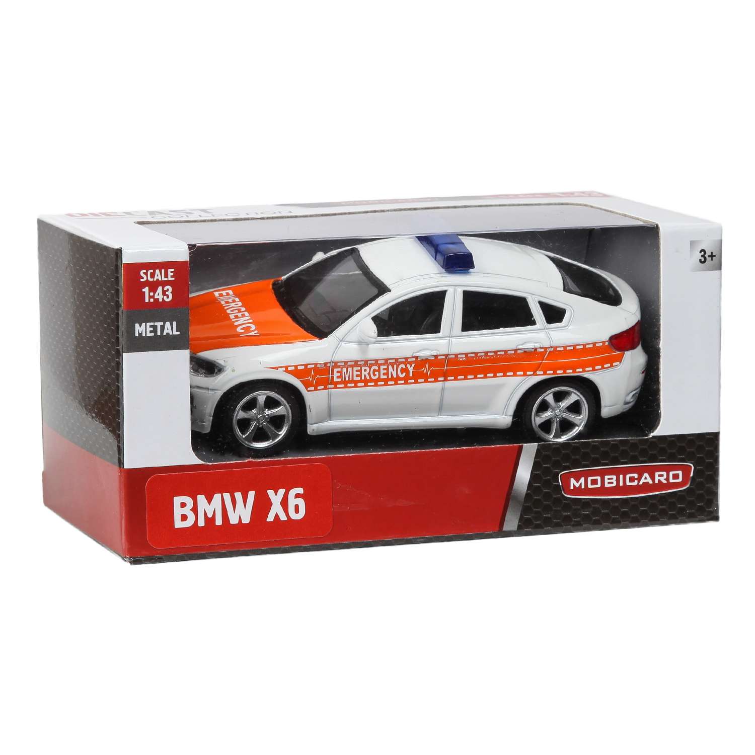 Машинка Mobicaro 1:43 BMW X6 444002DEA - фото 2