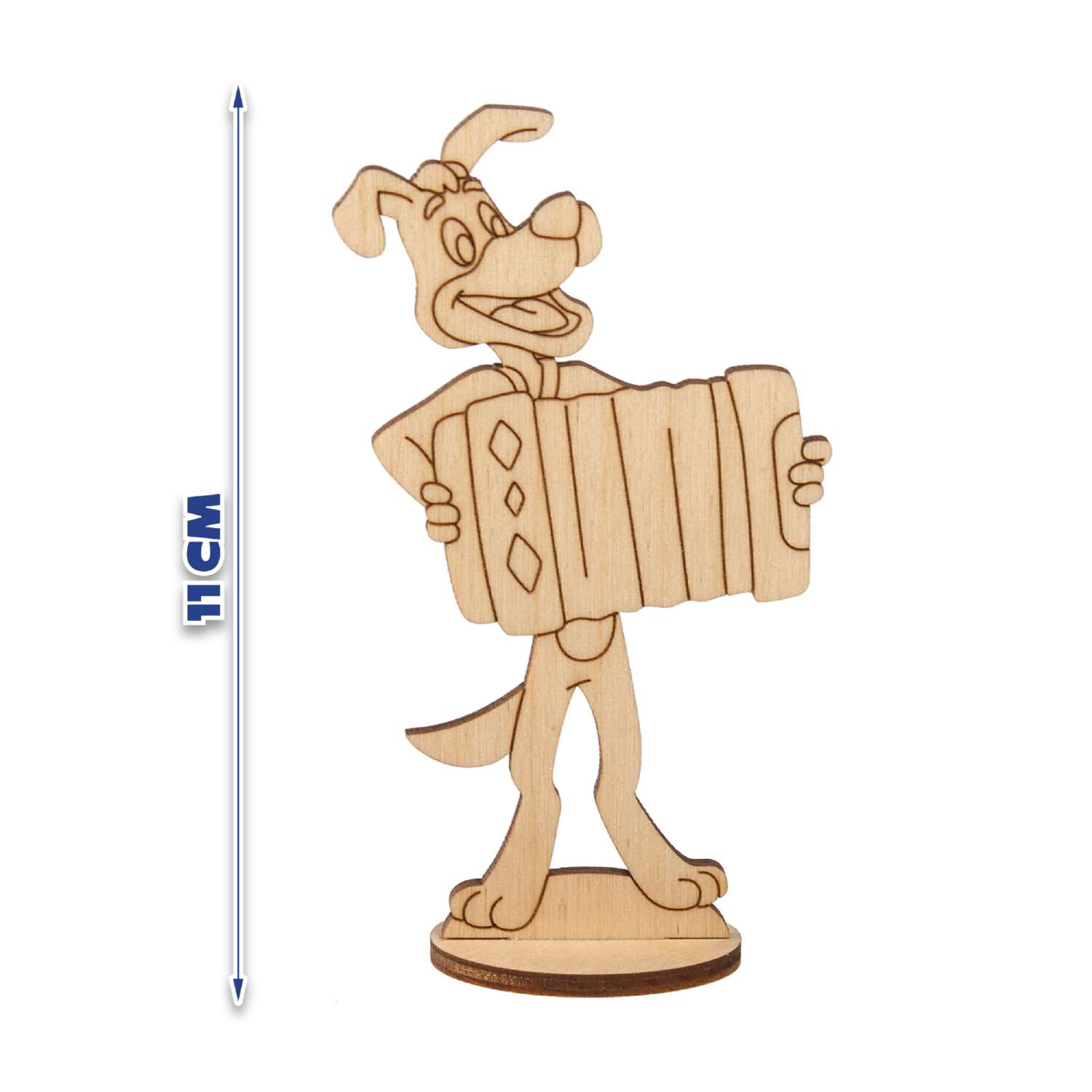 Заготовки для творчества TIMBERLICIOUS Простоквашино герои сказок - деревянные фигурки 6-19см. на подставке - фото 6