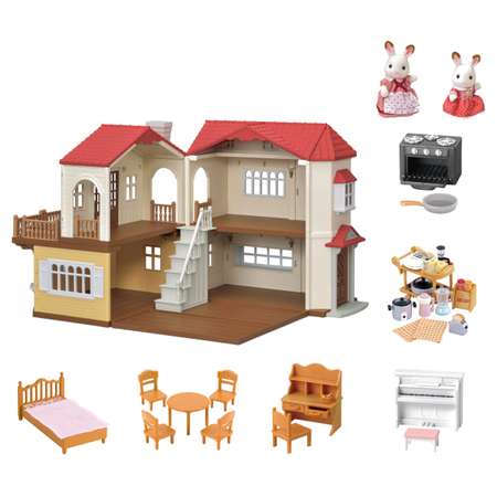 Набор Sylvanian Families Большой дом с Шоколадными кроликами 5383