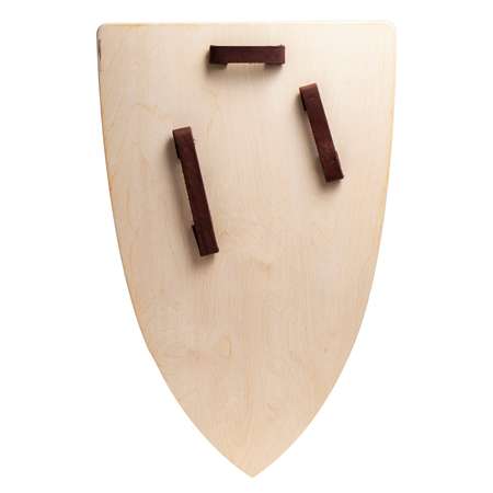Большой треугольный щит Древо Игр деревянный детский Британец