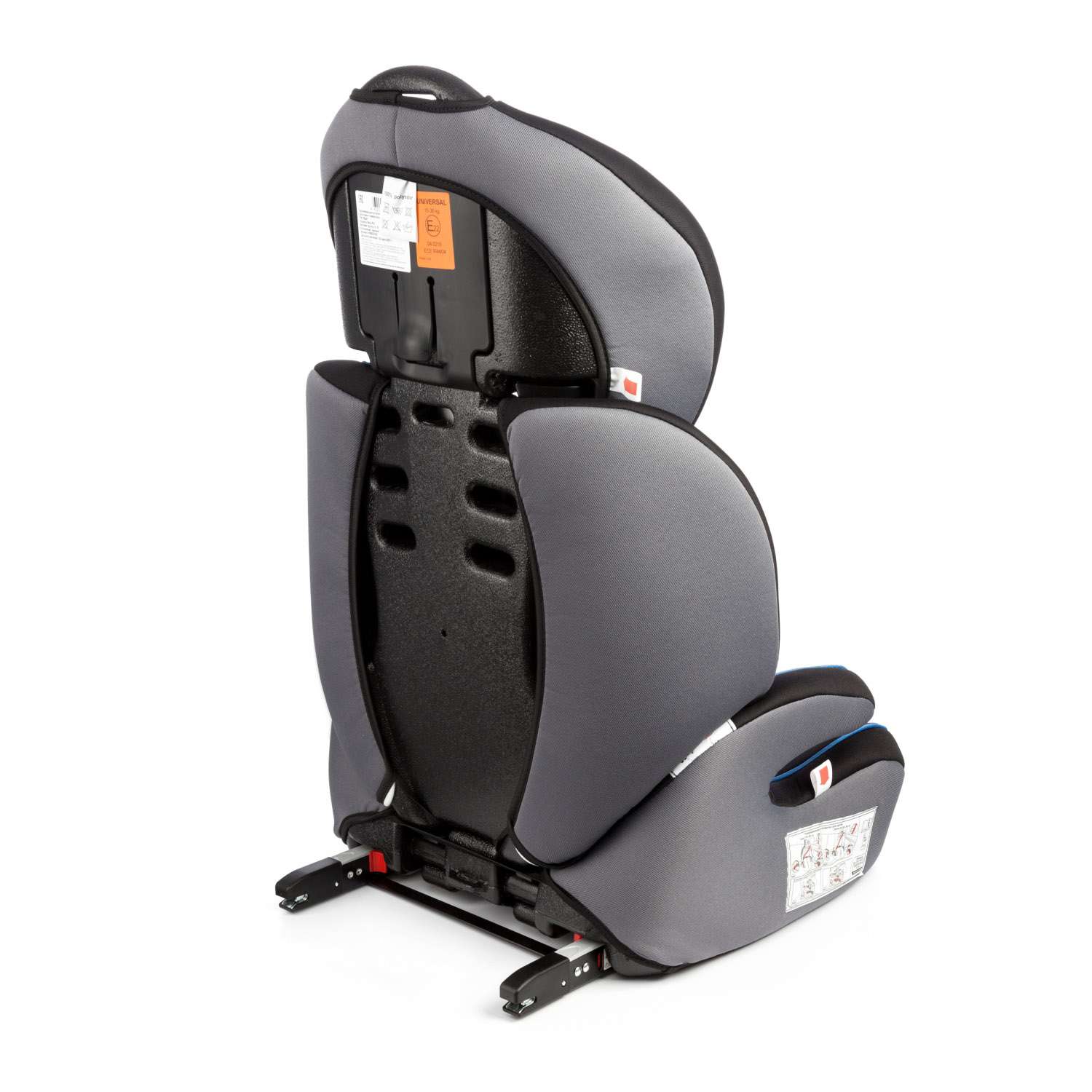Автомобильное кресло SIGER УУД Siger Вега Fix гр.II/III серый черный - фото 2