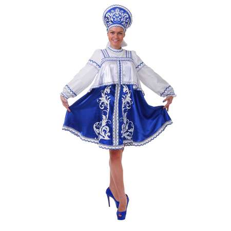 Карнавальный костюм Страна карнавалия русский с отлетной кокеткой размер 46