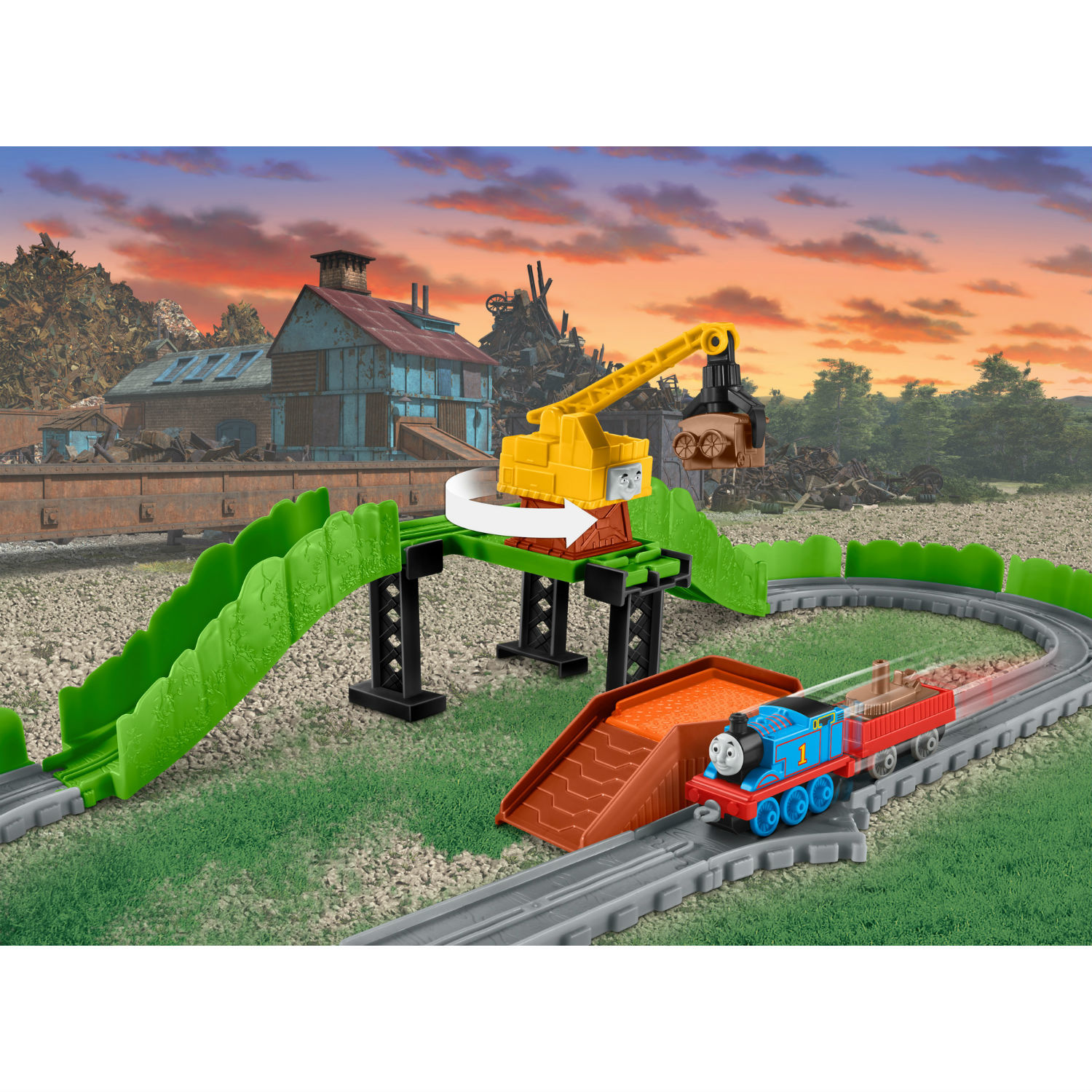 Поезд Thomas and Friends без механизмов FBC58 - фото 12