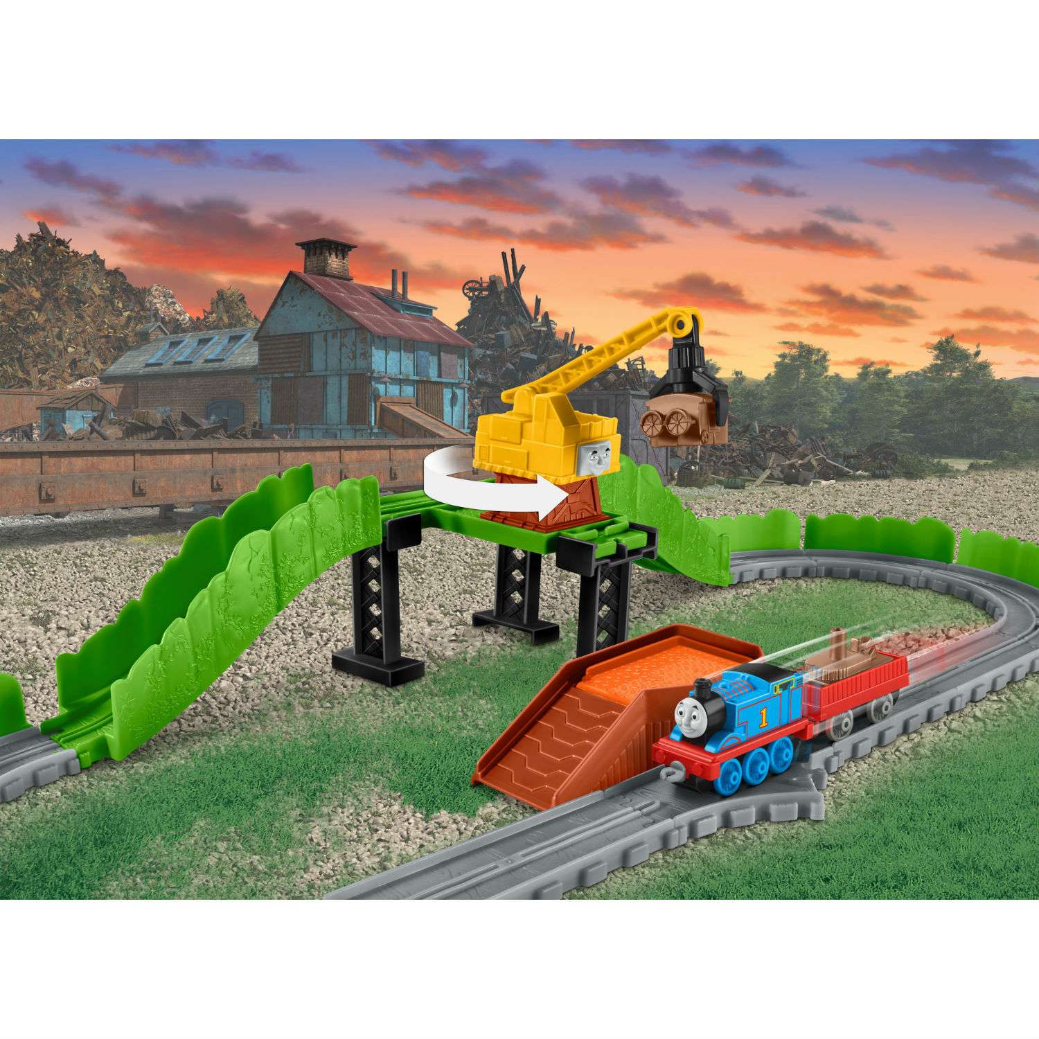 Игровой набор Thomas & Friends Рэдж на свалке металлолома FBC58 - фото 12