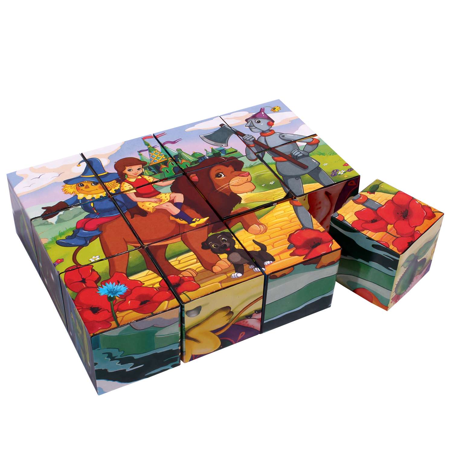 Кубики пластиковые Рыжий кот Любимые сюжеты К12-3011 - фото 1