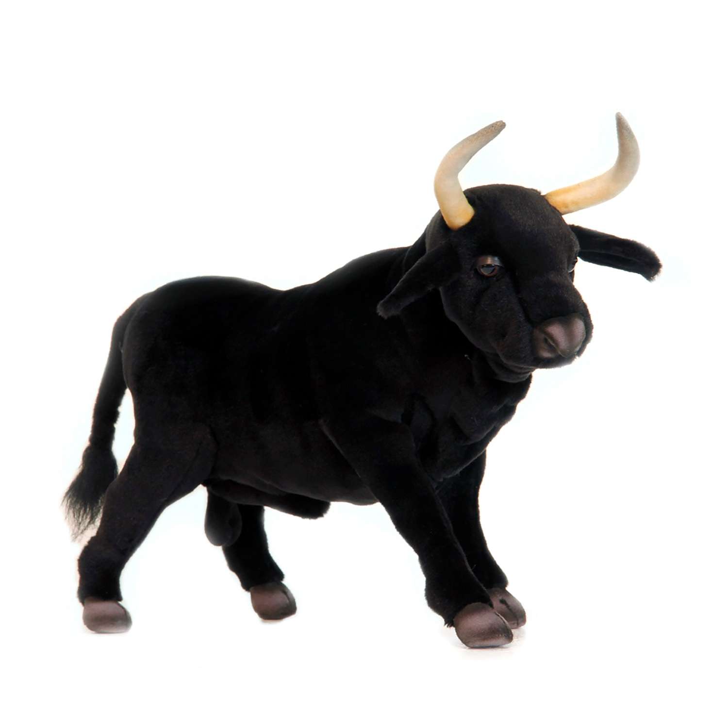 Реалистичная мягкая игрушка Hansa Испанский бык 43 см - фото 1