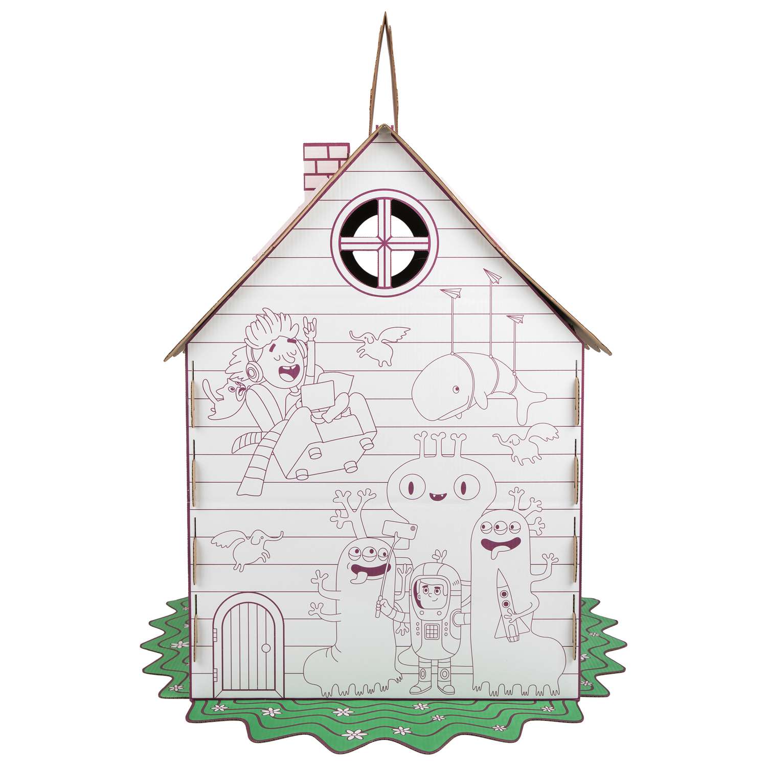 Набор для рисования BIBALINA Развивающий домик-раскраска Имаджинариум КДР03-007 - фото 6